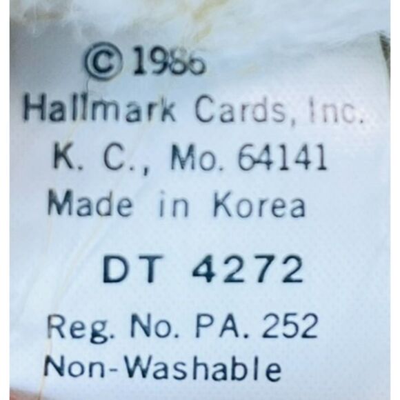 "Purrsonality" Fat Cat Stuffed Animal Miz Maudie 1986 Hallmark - Picture 9 of 9